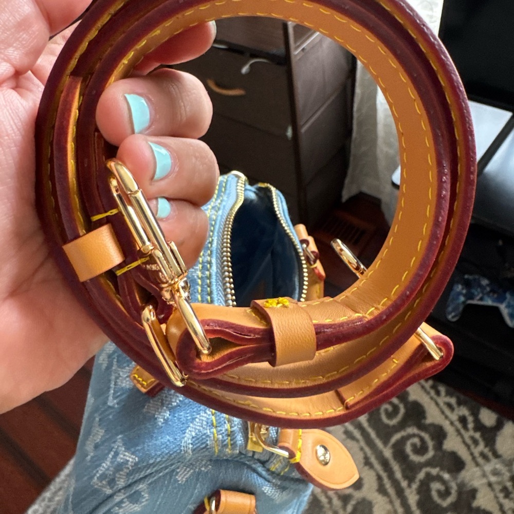 Luxury-Inspired Denim Mini Bag